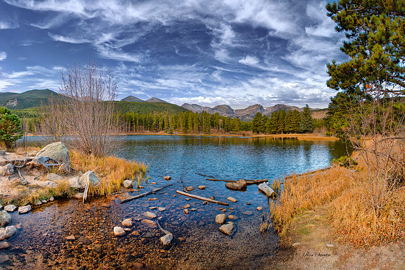 Sprague Lake Rocky Mountain National Park 30 by 20