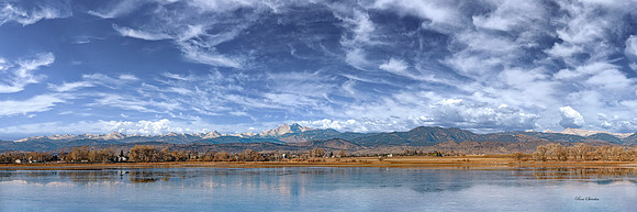 Loveland, CO Reservoir Sunrise 6 36 by 12