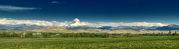 Longs Peak Pan From 287 In Longmont CO