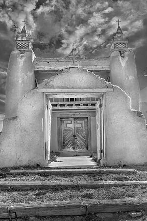 Trampas, NM Church 1 BW
