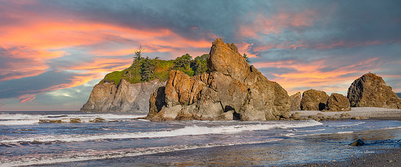 Ruby Beach Washington Coast 2 Pan 1