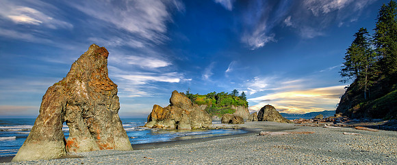 Ruby Beach Washington Coast Broad View 2