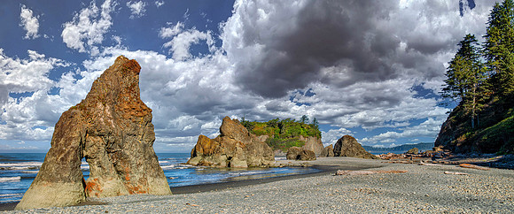 Ruby Beach Washington Coast Broad View 3