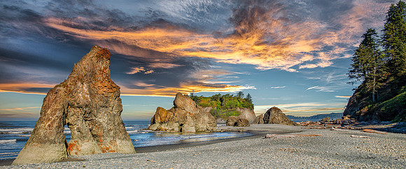 Ruby Beach Washington Coast Broad View 8