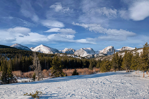 Rocky Mountain National Park - Glacier Gulch Valley Winter