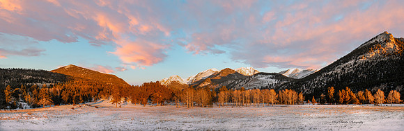 Rocky Mountain National Park - Lawn Lake Meadow Winter Sunrise