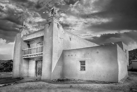 Trampas, NM Church 5 BW