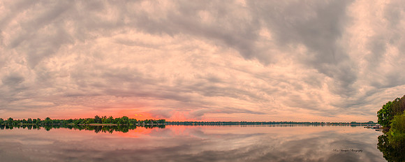 Lake Loveland Colorado Cloudy Sunrise