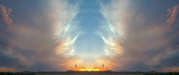 Fire in the Sky 3 36 by 15