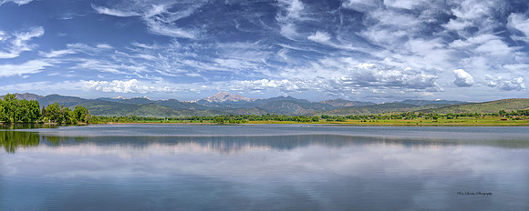 Longs Peak at McIntosh Lake Pan 4 Longmont CO