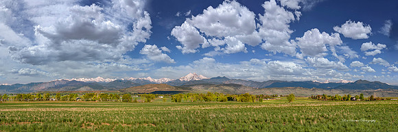Longs Peak 1 From HWY 287 Longmont Colorado