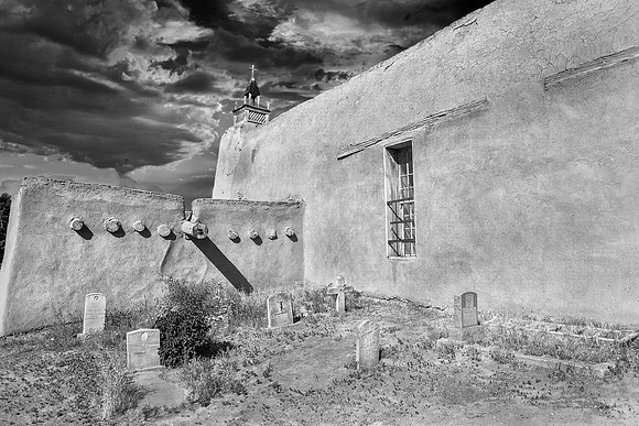 Trampas, NM Church 2 BW
