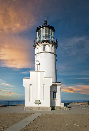 North Head Lighthouse Oregon Front View
