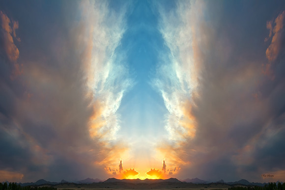 Fire in the Sky 4 18 by 12