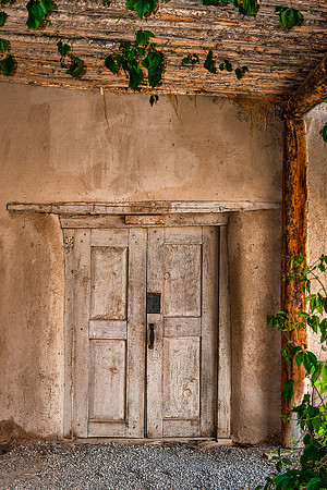 Martinez Hacienda Door with Vines