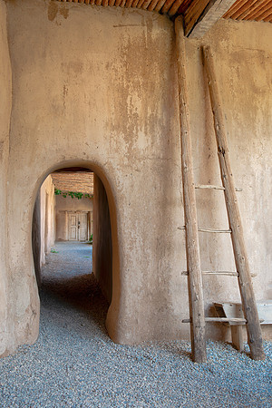 Martinez Hacienda Hallway and Ladder