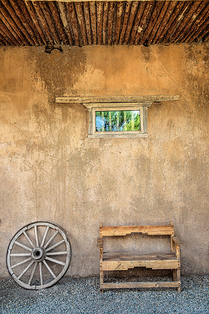Wheel Bench and Window
