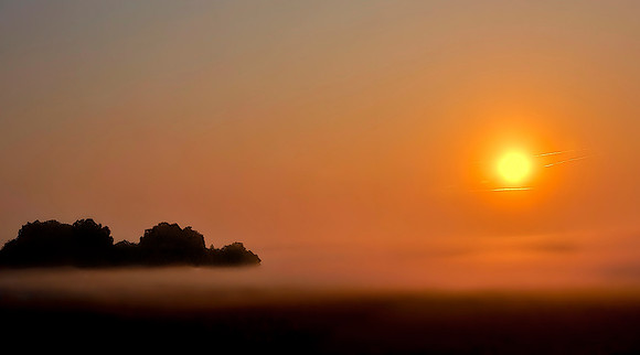 Sunrise Over The Missouri River