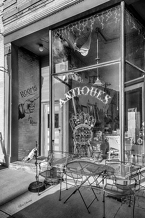 Victor CO Antique Shop BW