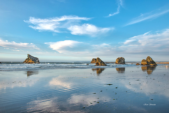 Bandon Beach Oregon Evening