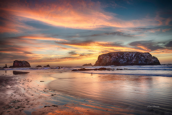 Bandon Beach Oregon Sunset 3
