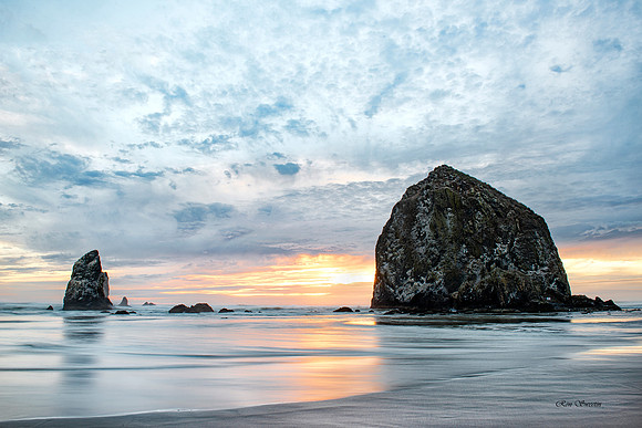 Cannon Beach, OR Haystack Rock Sunset 5