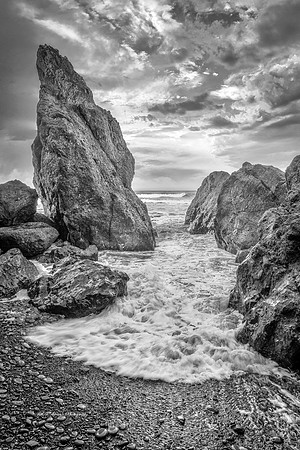 Ruby Beach Washington Breaker Flow BW