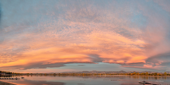 Lake Loveland, CO Sunrise Pan 3