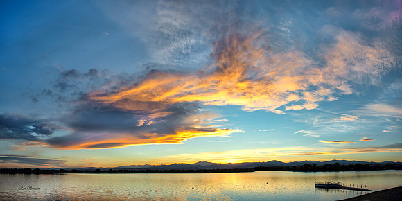 Lake Loveland, CO Sunset Pan 4