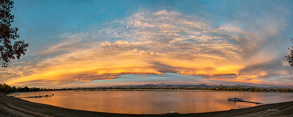 Lake Loveland, CO Sunrise Pan 2