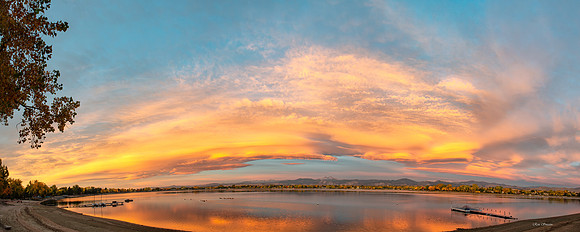Lake Loveland, CO Sunrise Pan 1