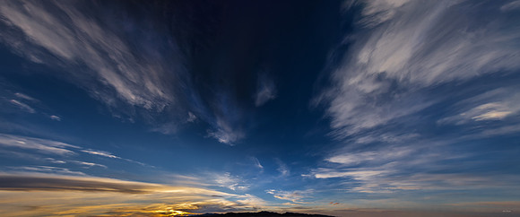 Western Sunset Panorama, Loveland, CO