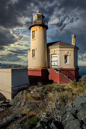 Coquille River Lighthouse 1 Bandon Beach Oregon