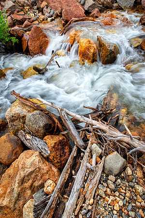 Lawn Lake Stream Summer Runoff - RMNP Colorado