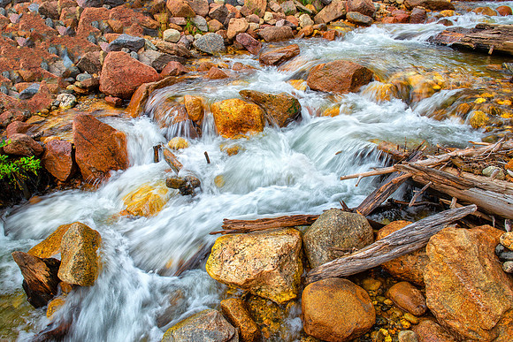 Lawn Lake Stream Cascade - RMNP Colorado