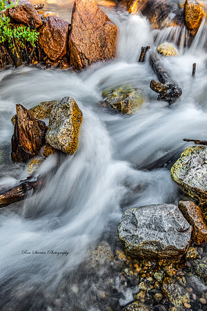 Lawn Lake Stream Summer Flow - RMNP Colorado