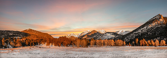 Lawn Lake Winter Sunrise - RMNP Colorado