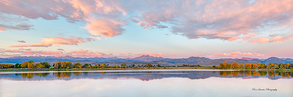Loveland Colorado Reservoir Autumn Sunrise