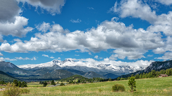 Estes Park CO Vista Panorama