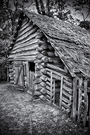 Barn Out Back 2 BW, Salem, IL
