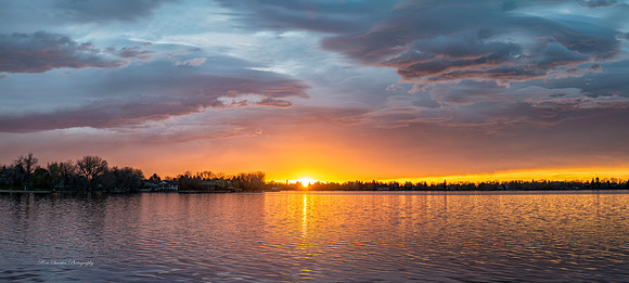 Lake Loveland Colorado April Sunrise
