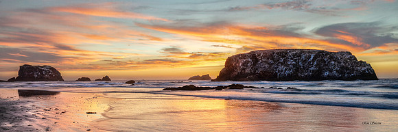 Bandon Sunset 1 36 by 12