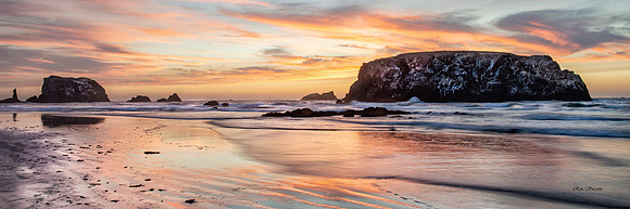 Bandon Sunset 10 36 by 12