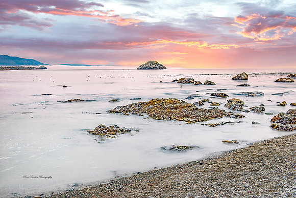 Crescent City California Bay Sunset