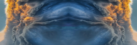Sitting Cloud Budda 36 by 12