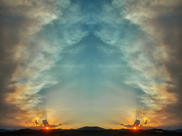 Fire in the Sky 5 36 by 27